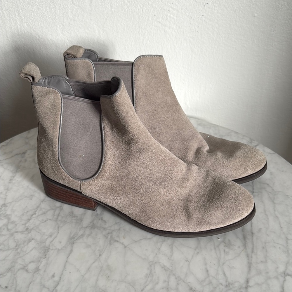 COLE HAAN Women's Suede Chelsea Boots - GRAY